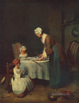 Jean Baptiste Siméon Chardin Werke - Das Gebet vor Me Jean Baptiste Simeon Chardin